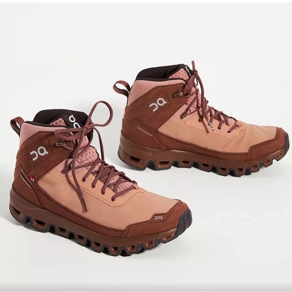 On Running Shoes On Cloud Cloudridge Hiking Boot In Mocha Pebble